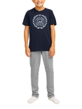 Jack & Jones Kids' Cotton T-Shirt & Trousers Set, Skynight