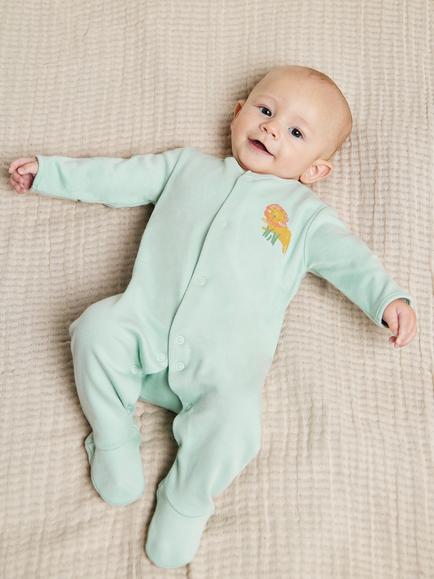 Mini Cuddles Baby Cotton Sleepsuits, Pack of 2, Multi, Multi