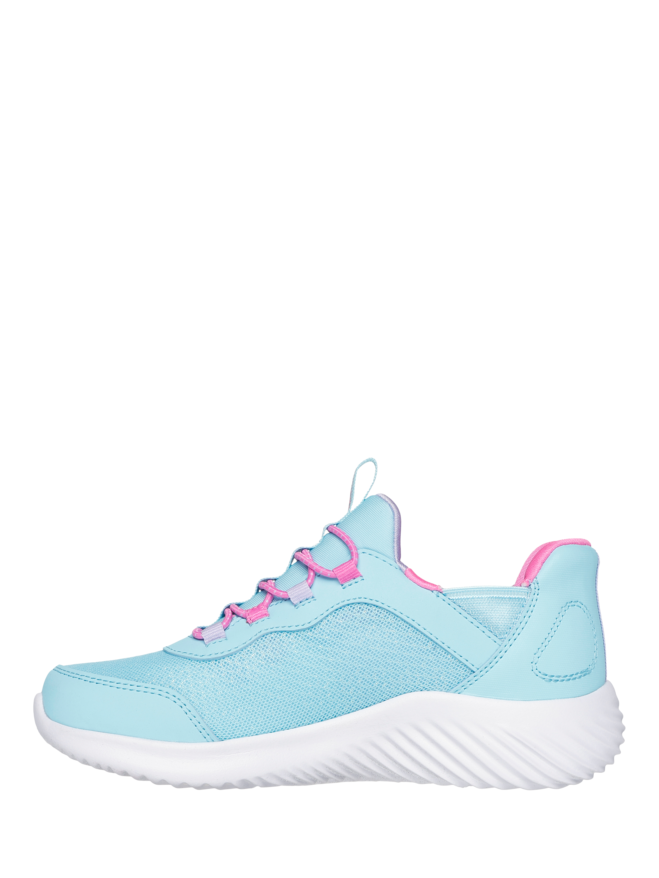 Product image 4 of 5, which shows Skechers Kids' Bounder Simple Cute Trainers, Turquoise, EU32