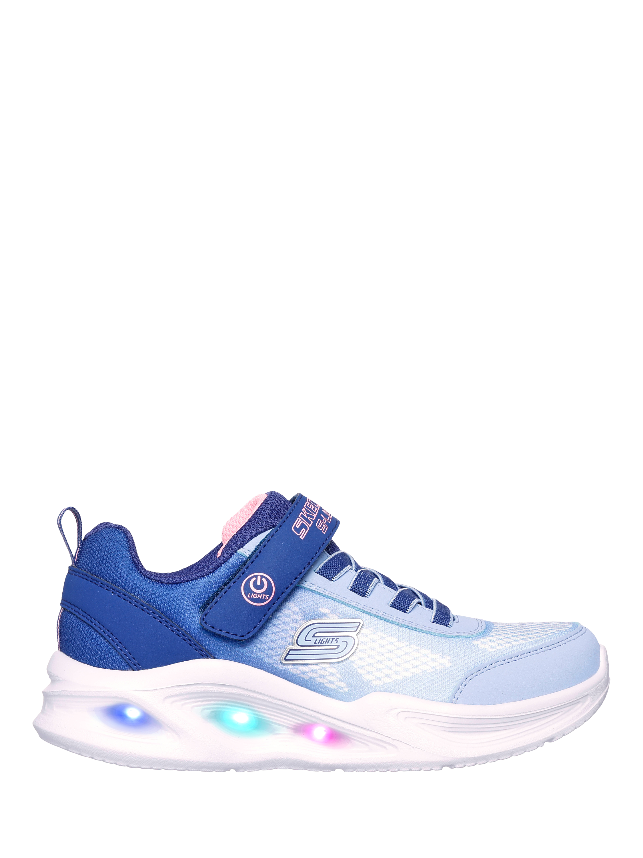 Skechers Kids Sola Glow Trainers Light Blue