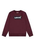 Levi's Kids' Batwing Crew Neck Sweatshirt, Chocolate Truffle