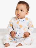 Mini Cuddles Baby Wadded Cotton Bodysuit, Grey