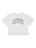 Levi's Kids' Meet and Greet Floral Logo T-Shirt, White