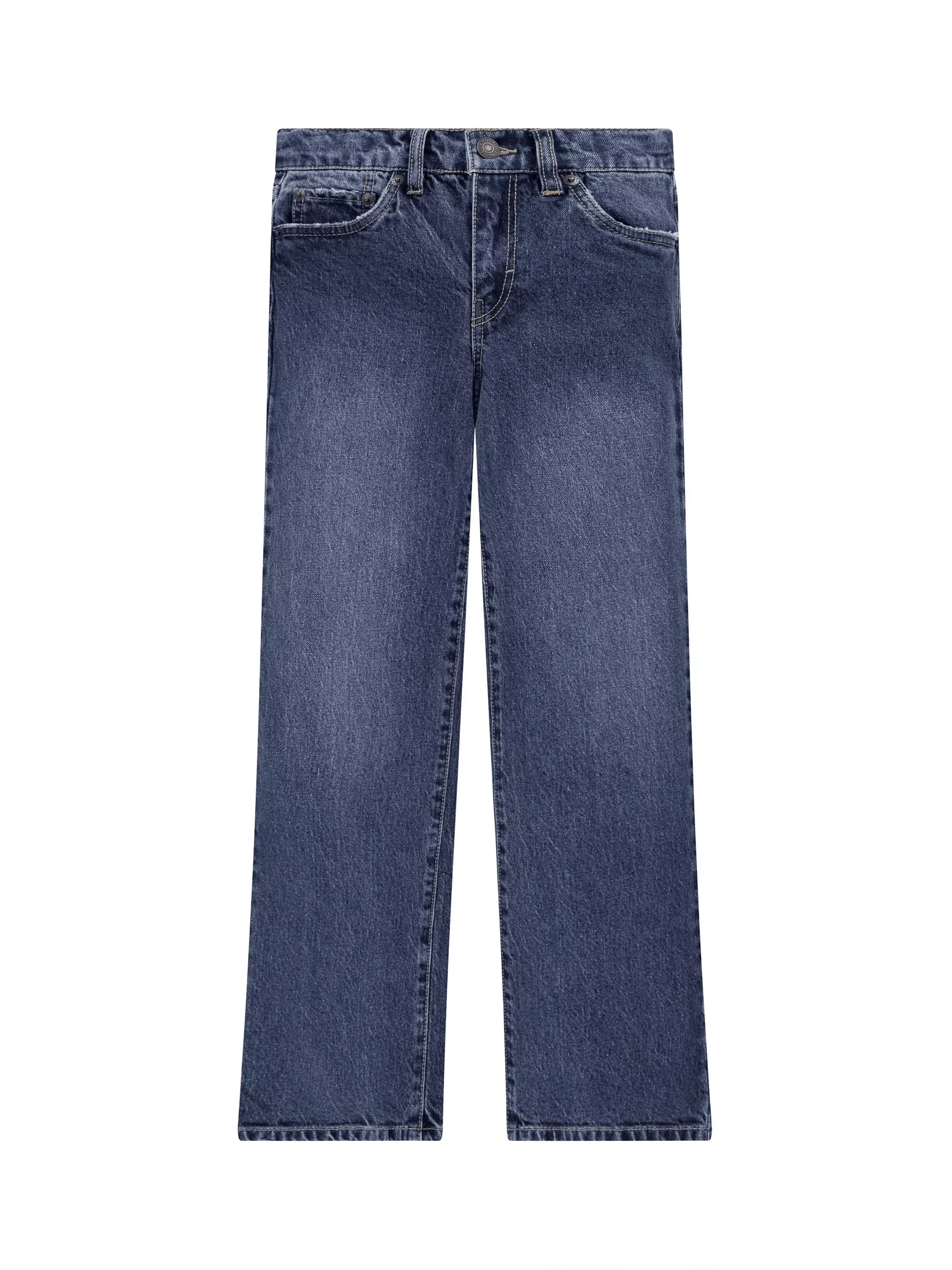 Levi's Kids' Wide Leg Destruction Jeans, Blue Denim