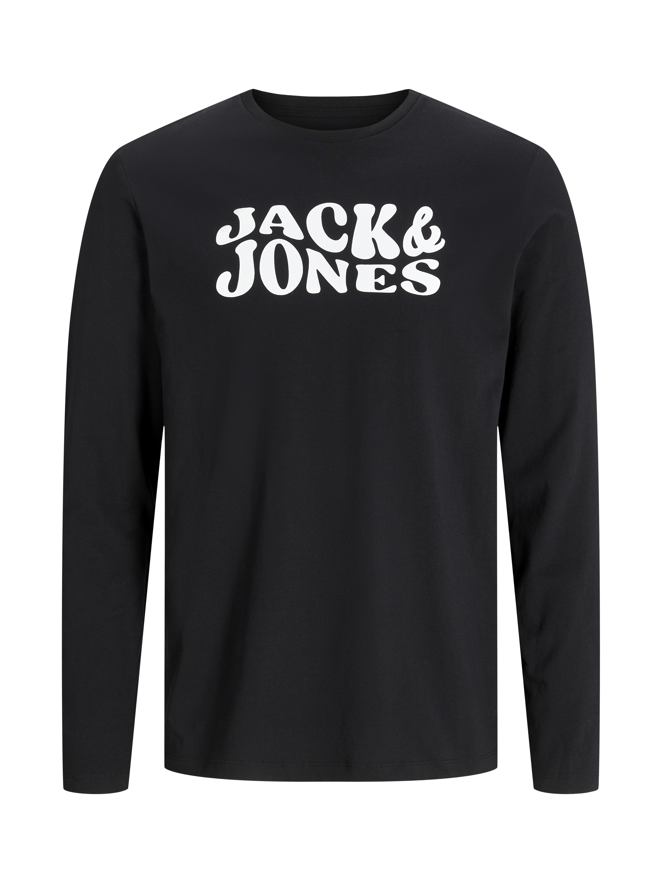 Product image 2 of 3, which shows Jack & Jones Kids' Jacelton Cotton Pyjama Set, Black, 8 years
