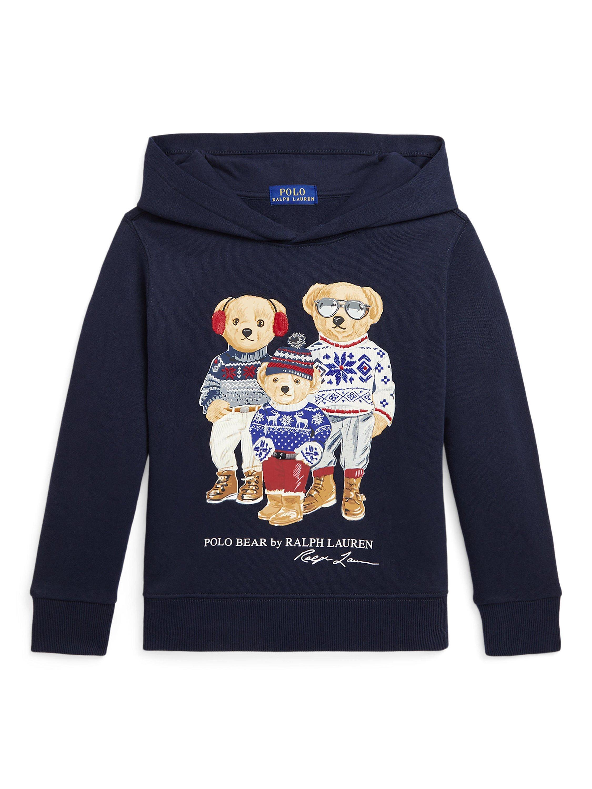 Ralph Lauren Polo Ralph Lauren Kids Bear Hoodie Navy