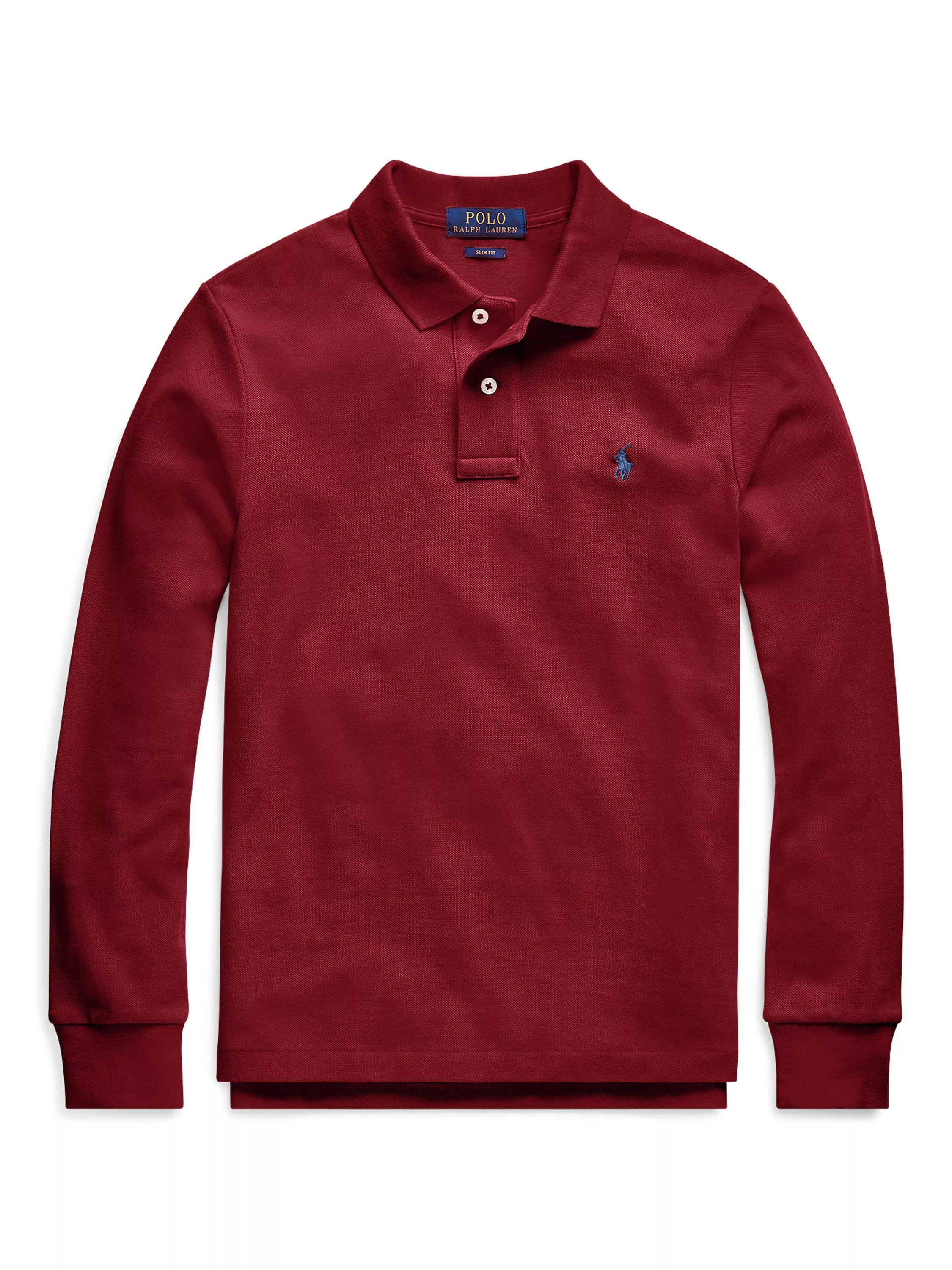 Ralph Lauren Kids Slim Long Sleeve Polo Shirt Red Carpet