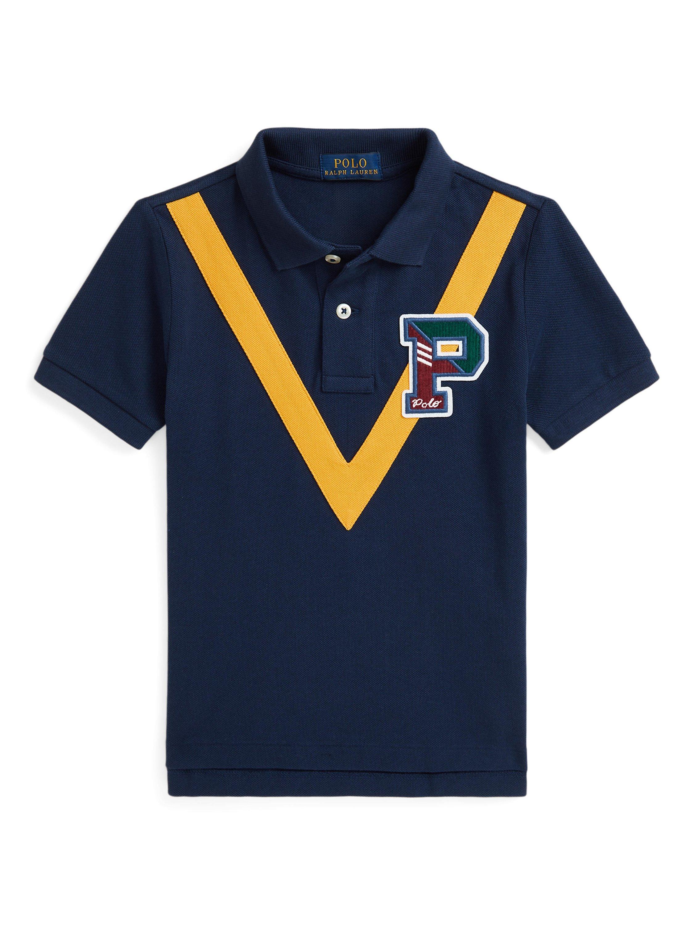 Polo Ralph Lauren Kids' Short Sleeve Polo Shirt, Navy
