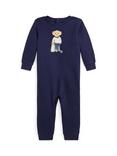 Ralph Lauren Baby Bear Sleepsuit, Navy