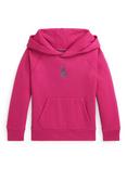 Ralph Lauren Kids' Logo Hoodie, College Pink