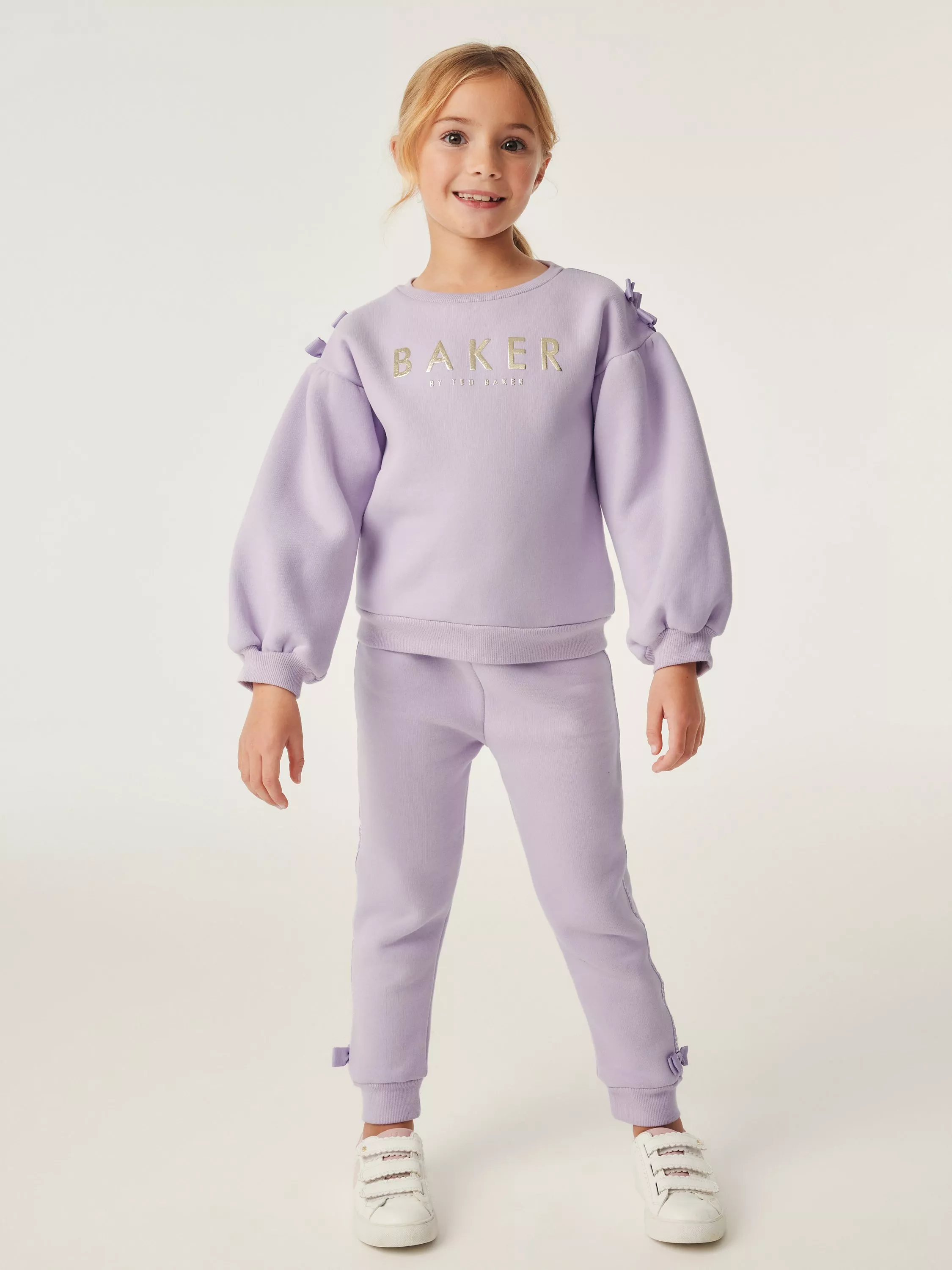 Ted Baker Kids Jogger Set Purple