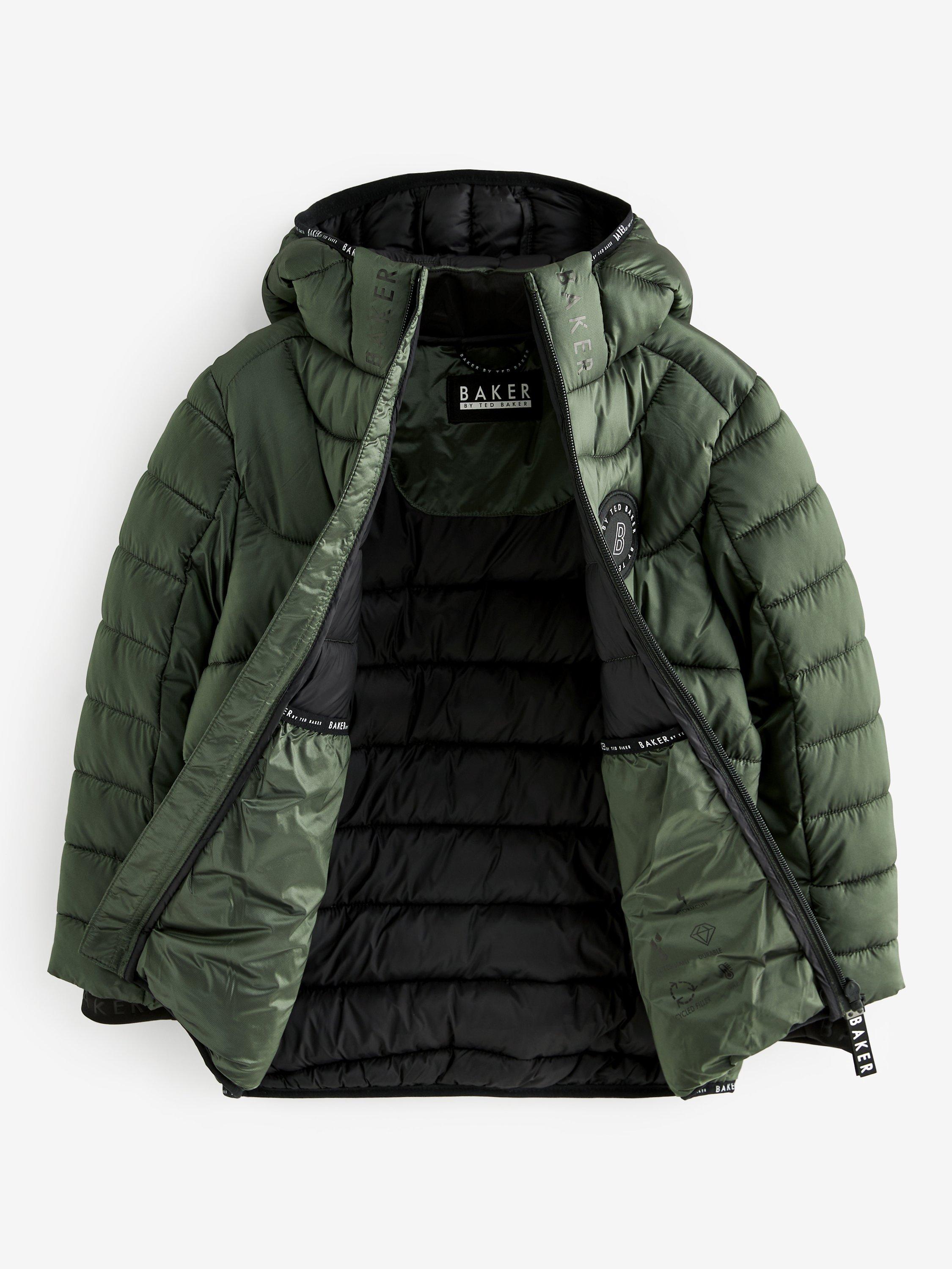 Ted Baker Kids Mid Padded Coat Khaki