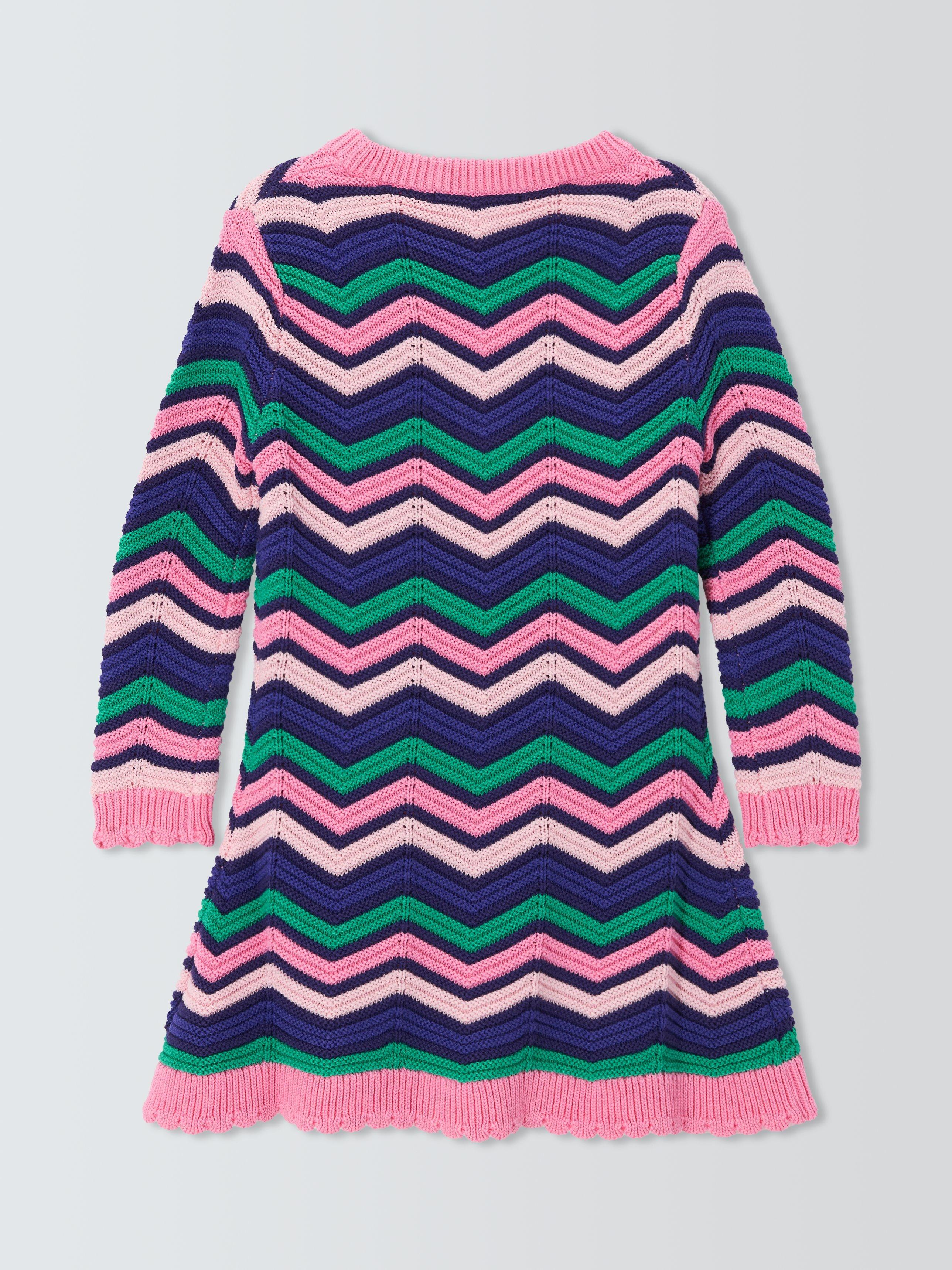Product image 2 of 3, which shows Olivia Rubin Kids' Chevron Dress, Mini Chevron, 4-5 years