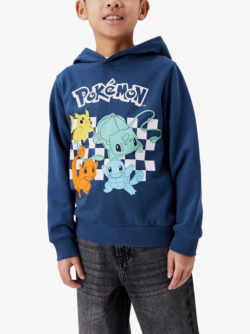 NAME IT Kids Pokemon Hoodie Dark Denim