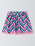 Olivia Rubin Kids' Edith Mini Skirt, Mini Chevron