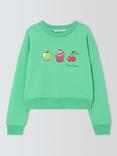 Olivia Rubin Kids' Hatty Fruit Machine Sweatshirt, Green