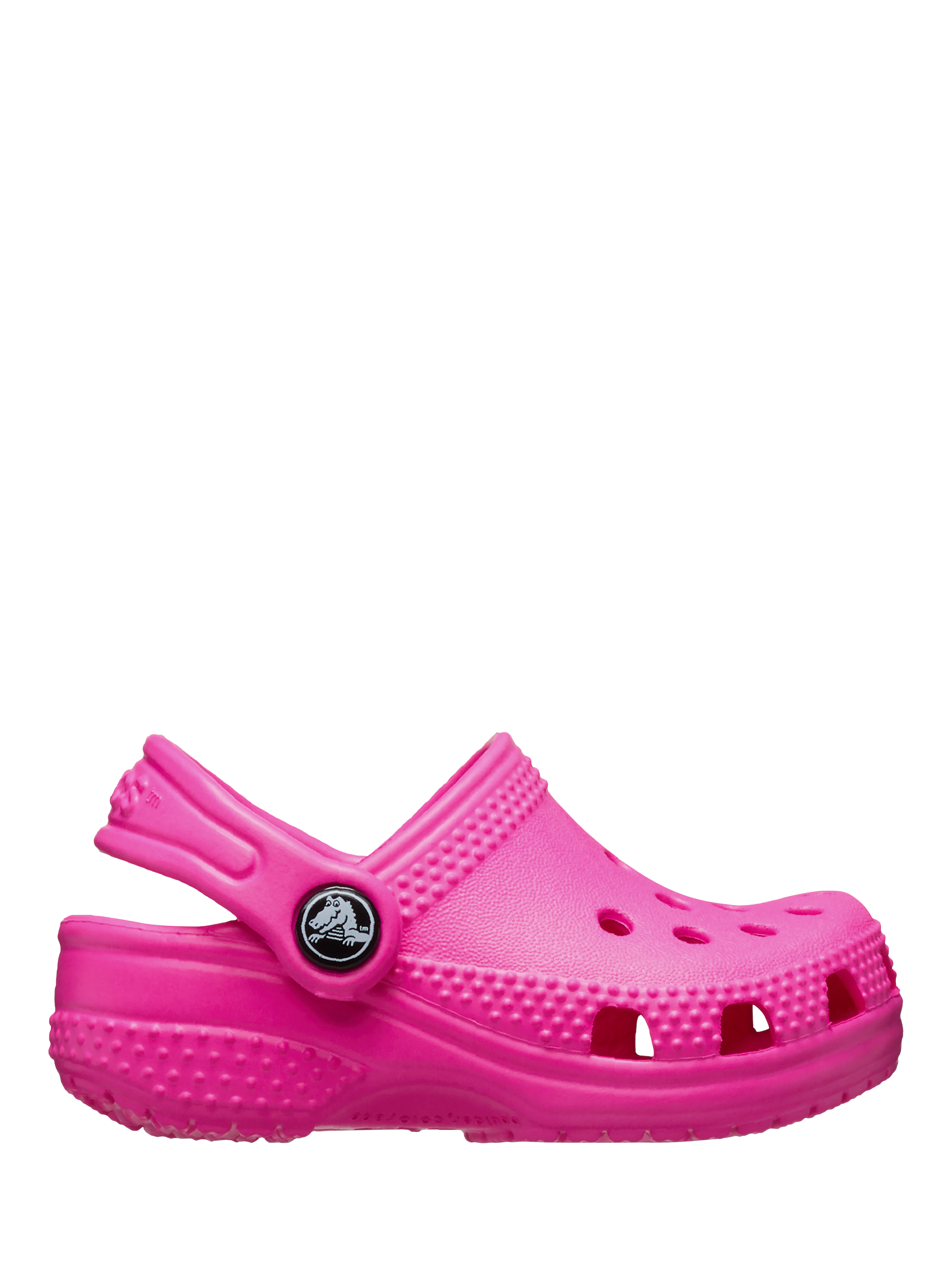 Product image 1 of 5, which shows Crocs Kids' Littles Classic Croc Clogs, 2-3, Pink Crush