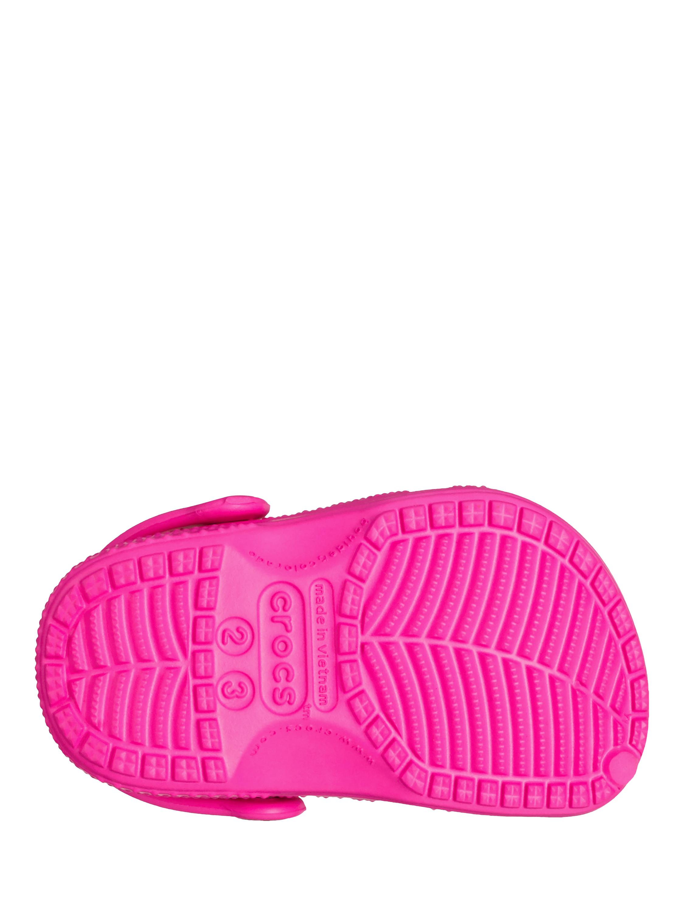 Product image 5 of 5, which shows Crocs Kids' Littles Classic Croc Clogs, 2-3, Pink Crush