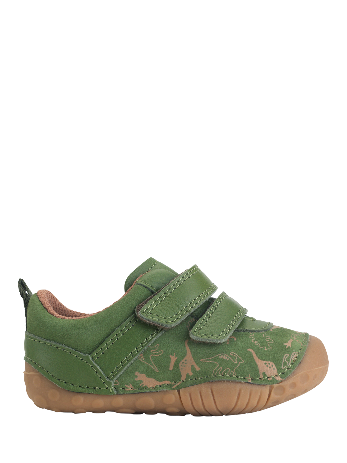 Start Rite Kids Roar Riptape Pre Walker Trainers Khaki