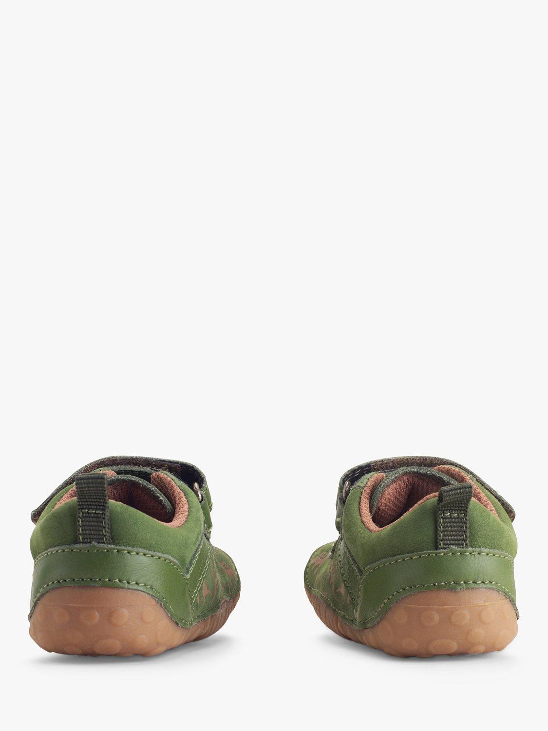 Product image 6 of 6, which shows Start-Rite Kids' Roar Riptape Pre-Walker Trainers, Khaki, C3G