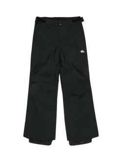 Quiksilver Kids' Estate Snow Trousers, Black, Black