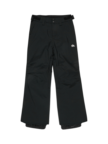 Quiksilver Kids' Estate Snow Trousers, Black, Black