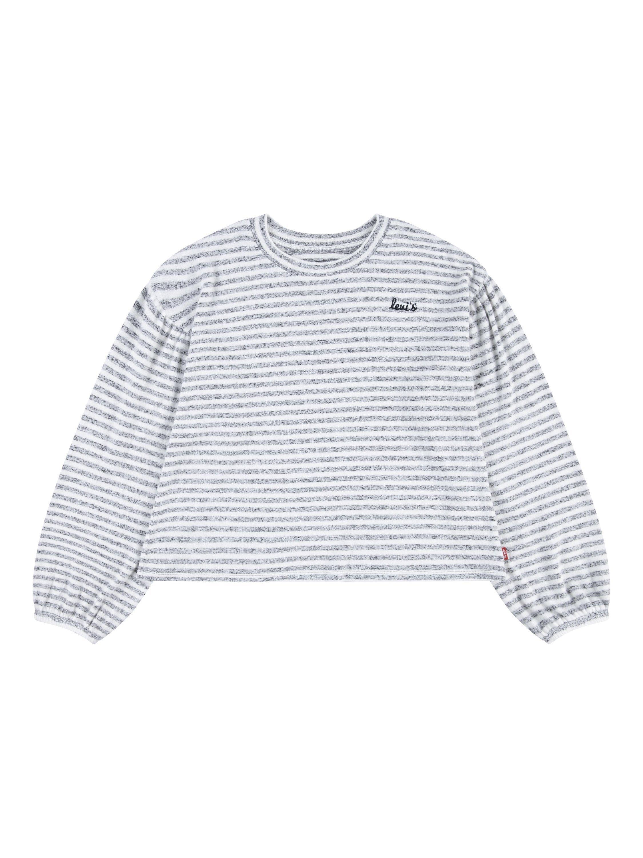 Levi's Kids' Hacci Stripe Knit, Grey Heather