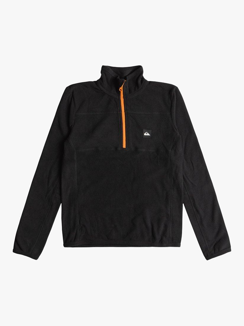 Quiksilver Kids' Aker Half Zip Fleece, Black