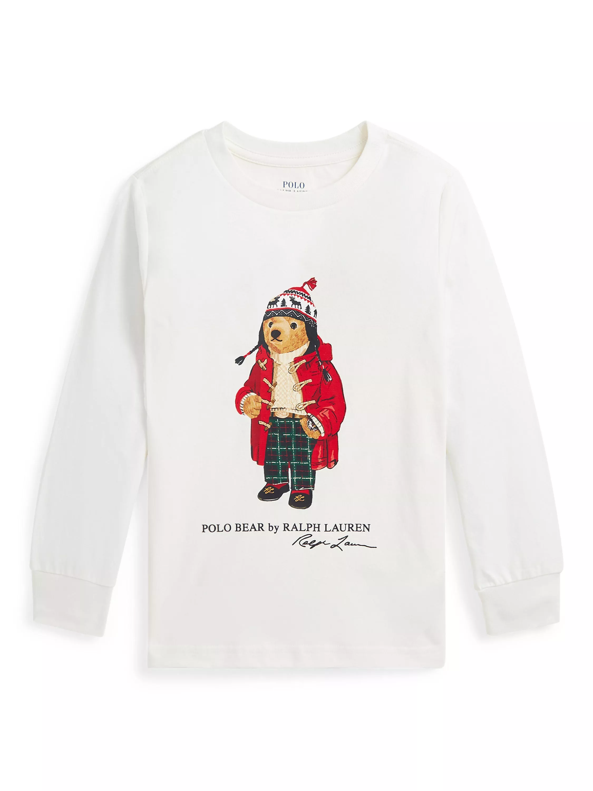 Polo bear long sleeve t shirt best sale