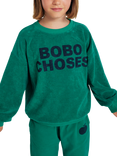 Bobo Choses Kids' Logo Sweatshirt, Dark Green