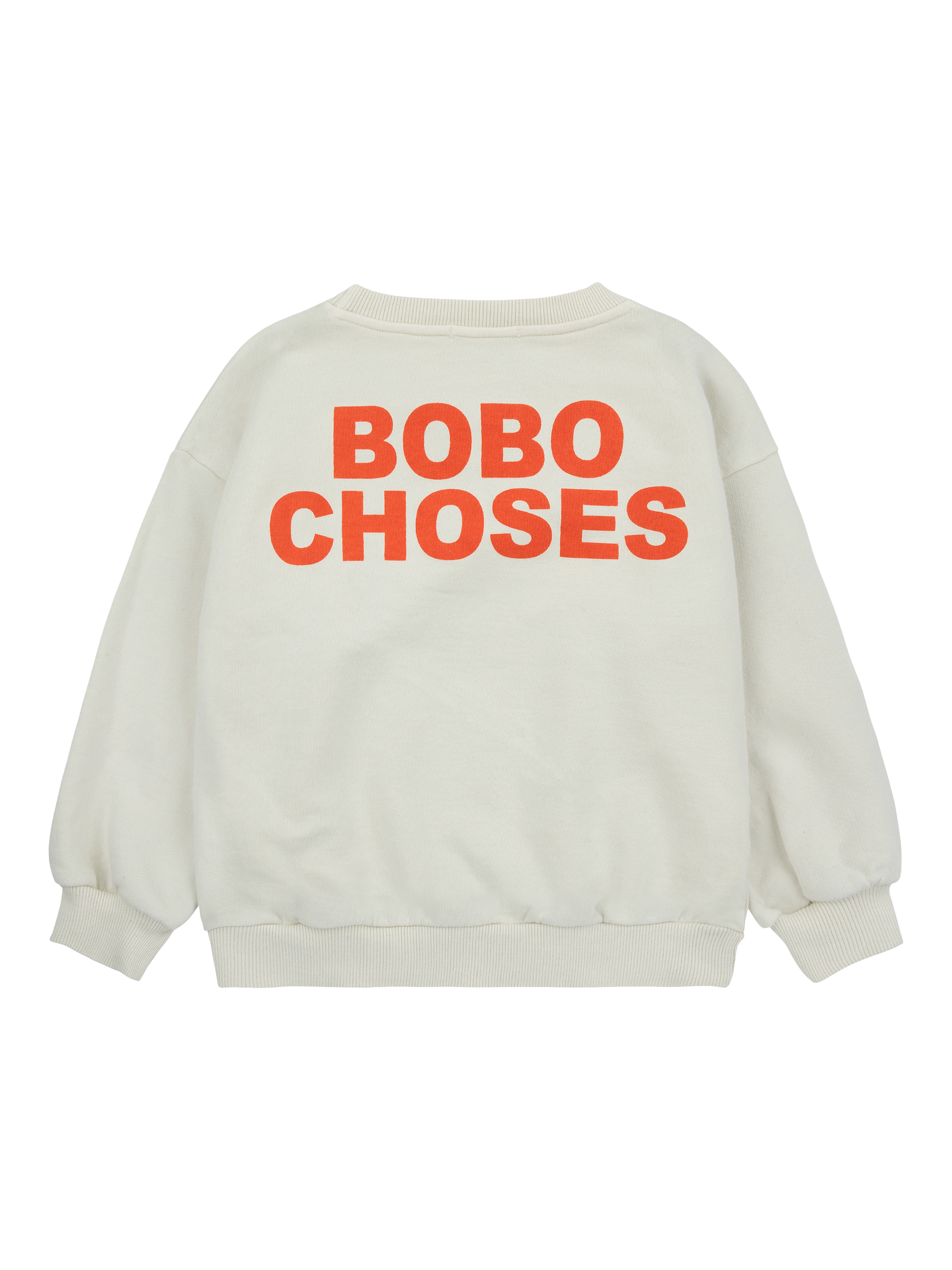 Product image 3 of 8, which shows Bobo Choses Kids' Roundneck Sweatshirt, Off White, 2-3 years