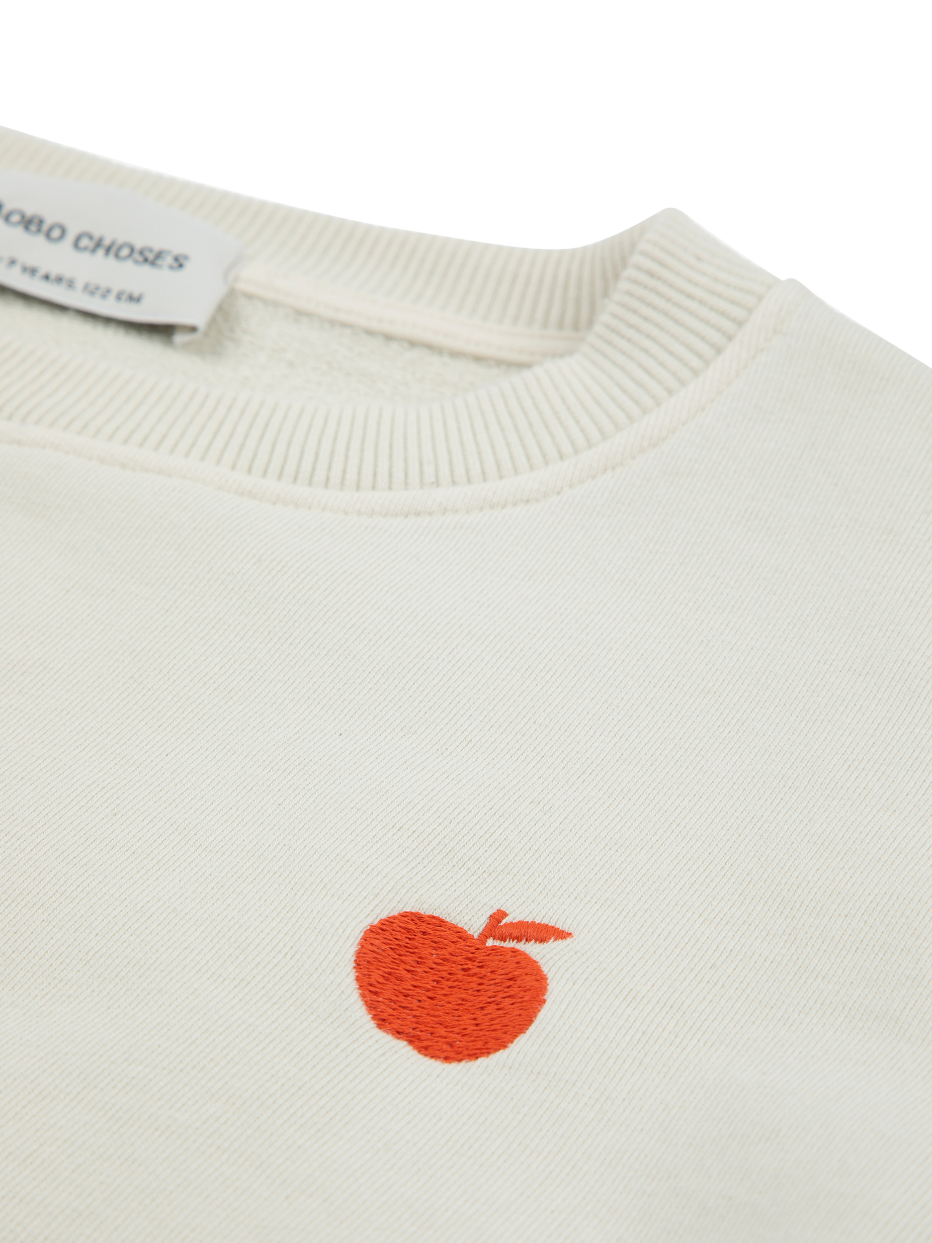 Product image 4 of 8, which shows Bobo Choses Kids' Roundneck Sweatshirt, Off White, 2-3 years