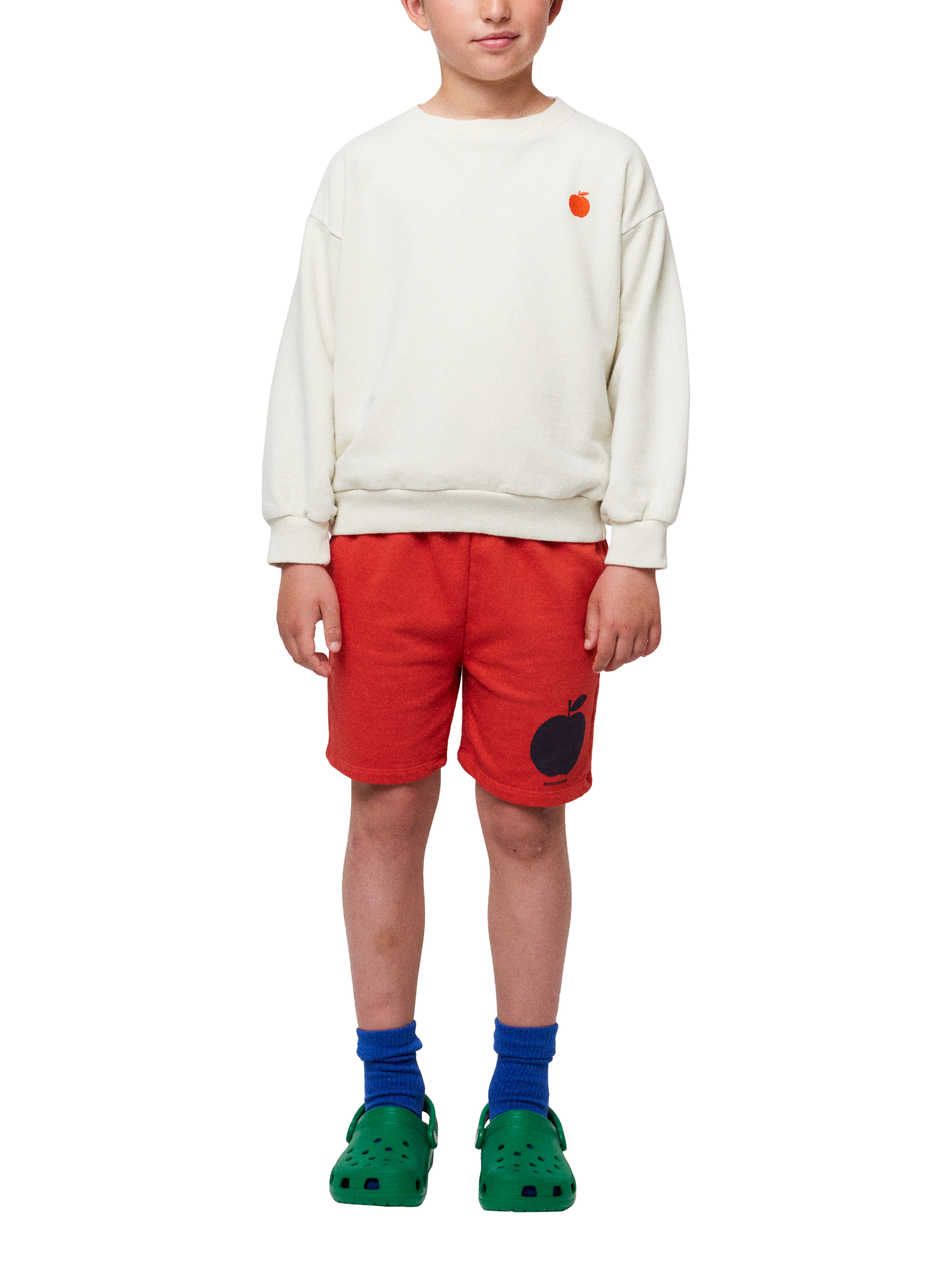 Product image 6 of 8, which shows Bobo Choses Kids' Roundneck Sweatshirt, Off White, 2-3 years