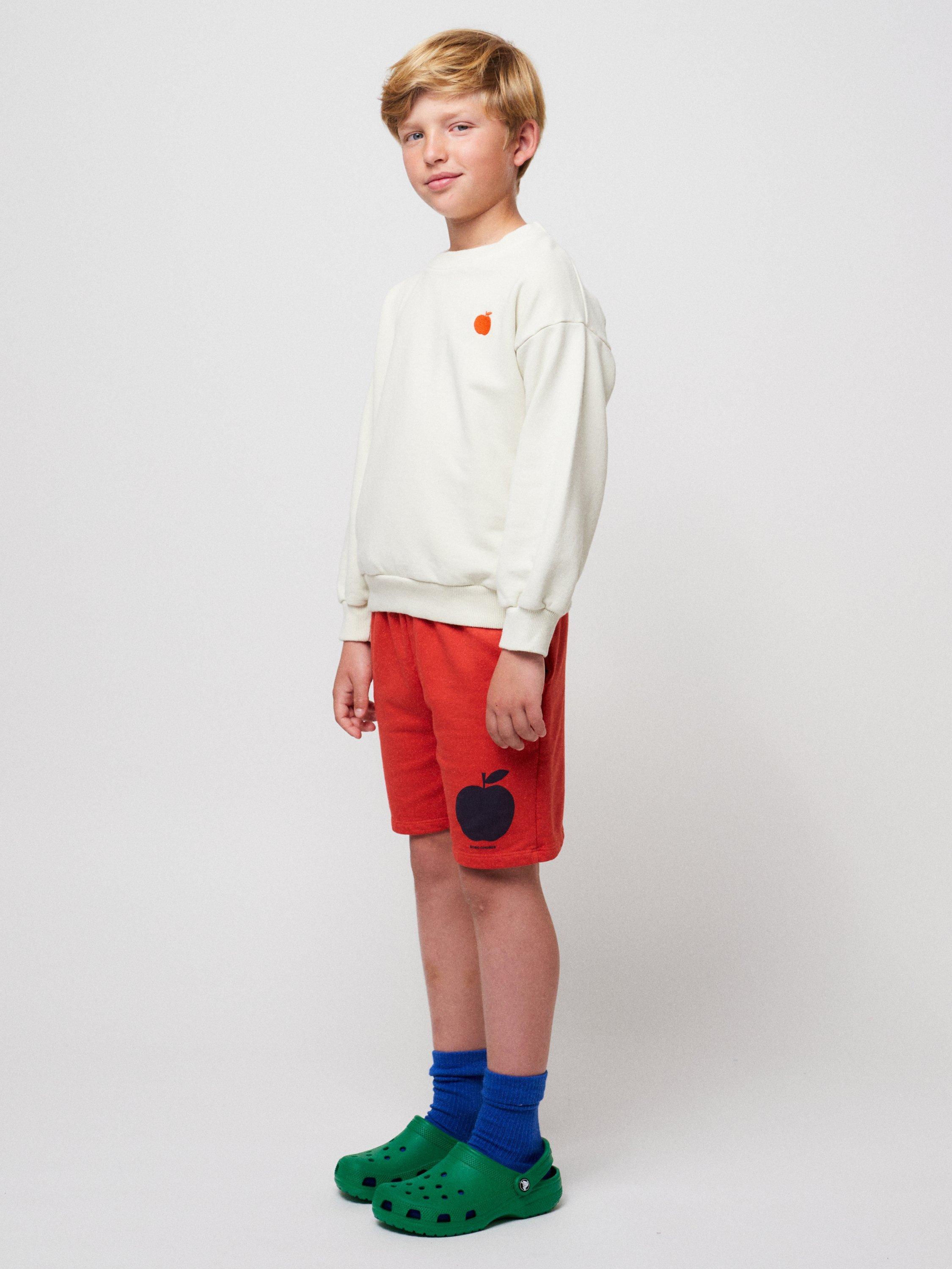 Product image 7 of 8, which shows Bobo Choses Kids' Roundneck Sweatshirt, Off White, 2-3 years