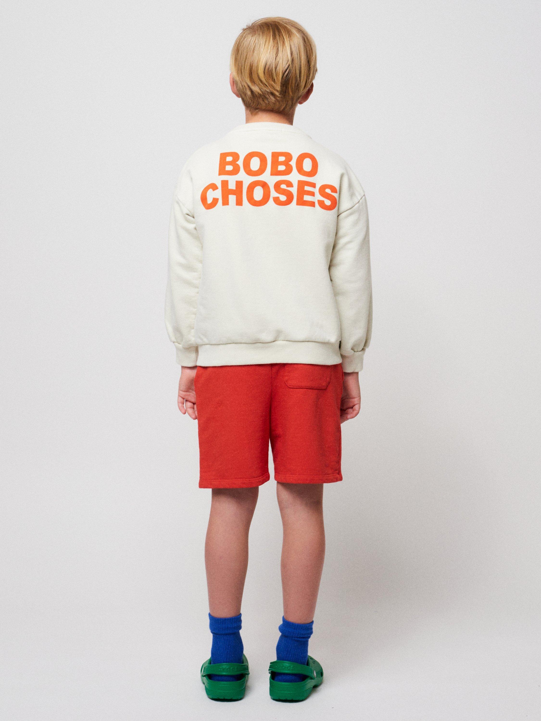 Product image 8 of 8, which shows Bobo Choses Kids' Roundneck Sweatshirt, Off White, 2-3 years