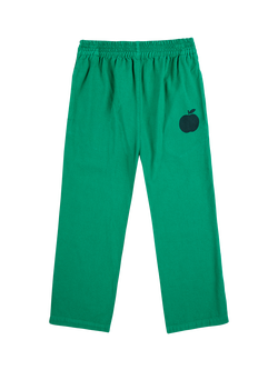 Bobo Choses Kids' Wide Leg Joggers, Dark Green, Dark Green