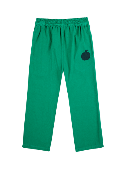 Bobo Choses Kids' Wide Leg Joggers, Dark Green, Dark Green
