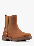 Clarks Kids' Astrol Orin K Chelsea Boot, Tan