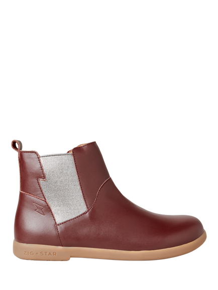 Zig+Star Kids' Rockit Boot, Oxblood, Oxblood