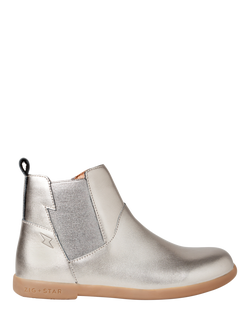 Zig+Star Kids' Rockit Boot, Pewter, Pewter