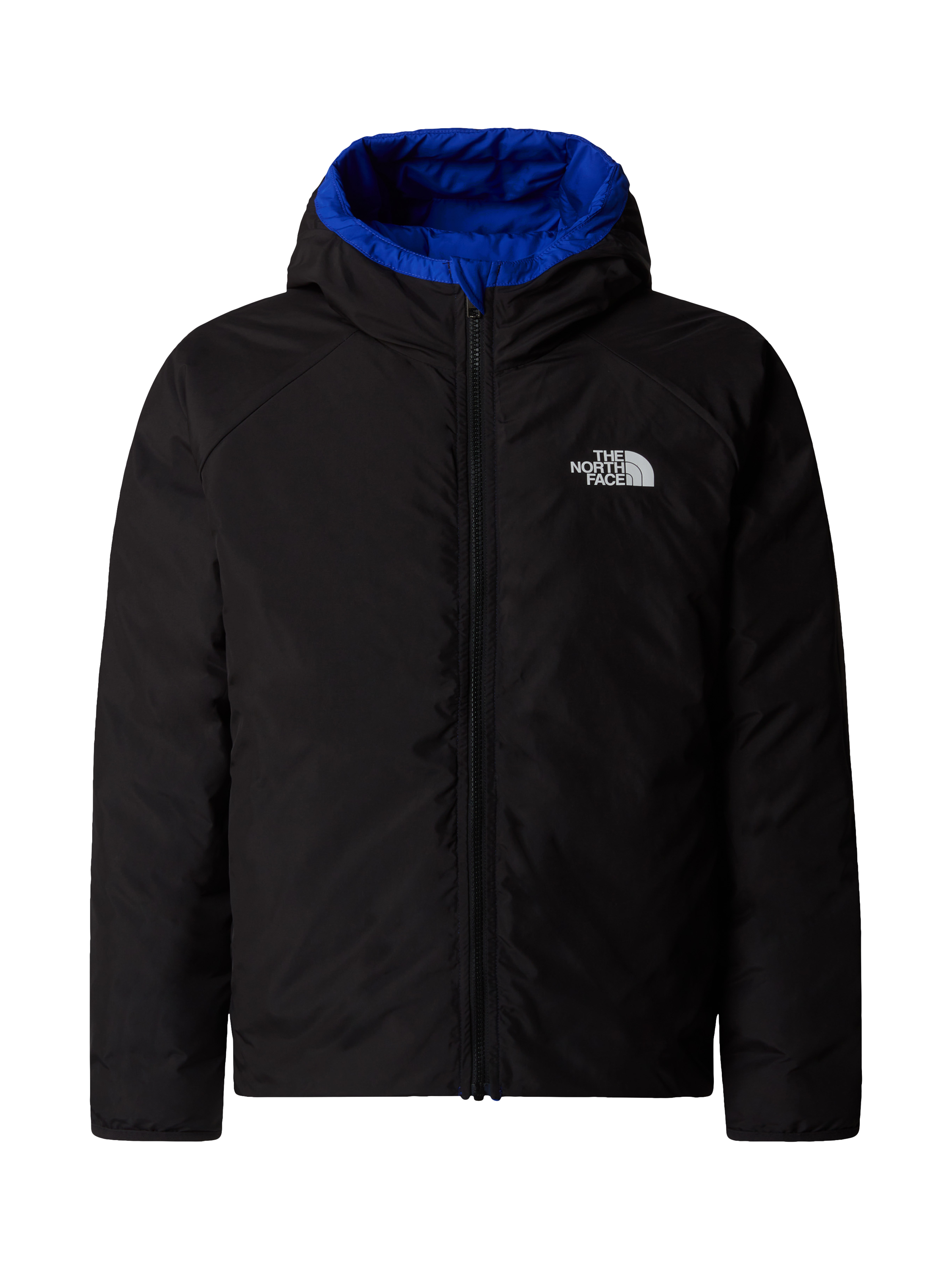 Product image 5 of 7, which shows The North Face Kids' Reversible Perrito Jacket, Blue, XS