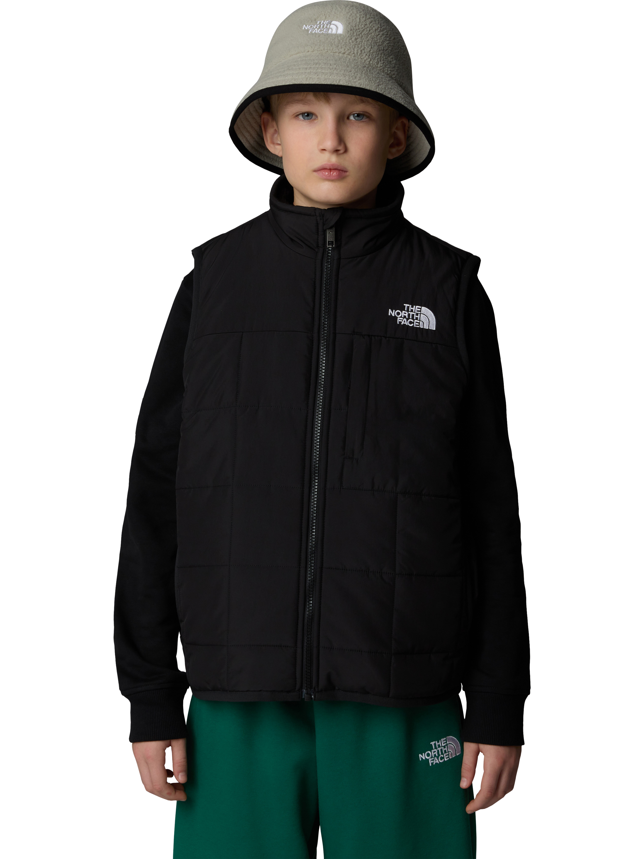 The North Face Kids Reversible Shasta Vest Gilet Black