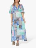 Sisters Point Gisela Patchwork Maxi Dress, Multi