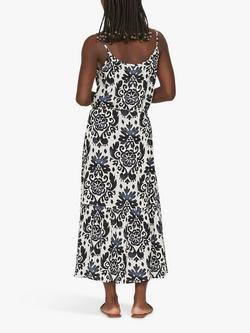 Sisters Point Islea Abstract Print Dress, Cream/Black - view 2, Cream/Black