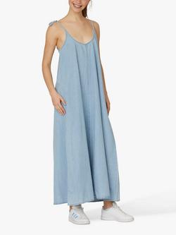 Sisters Point Osa Denim Dress, Light Blue Wash, Light Blue Wash