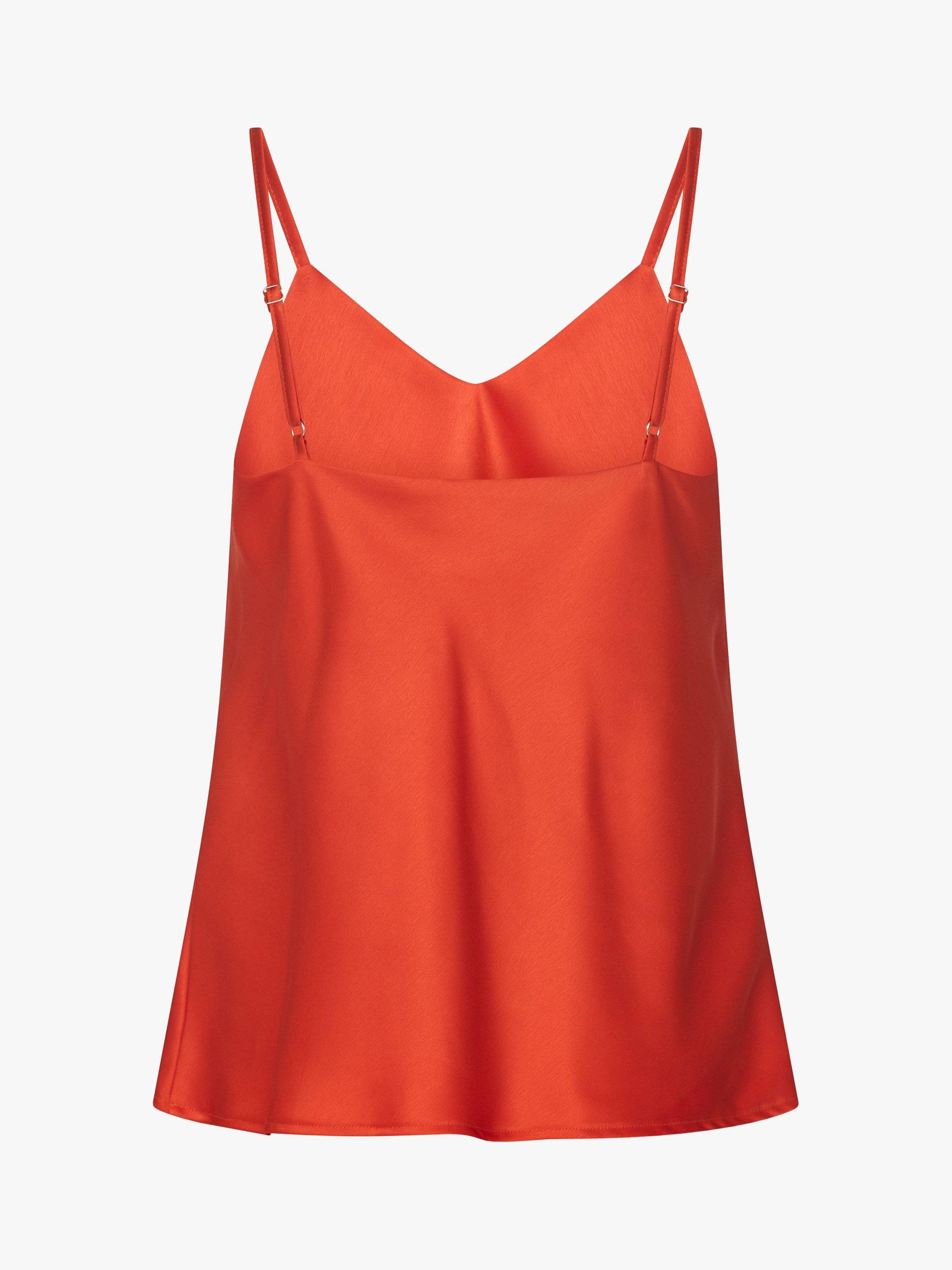 Product image 5 of 5, which shows Sisters Point Gewo Satin Camisole Top, Burned Orange, S