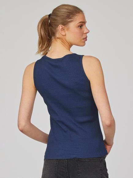 Sisters Point Eike Slim Fit Rib Top - view 2, Midnight