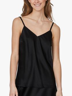 Sisters Point Gewo Satin Camisole Top, Black