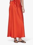 Sisters Point Gewo Satin Skirt, Burned Orange