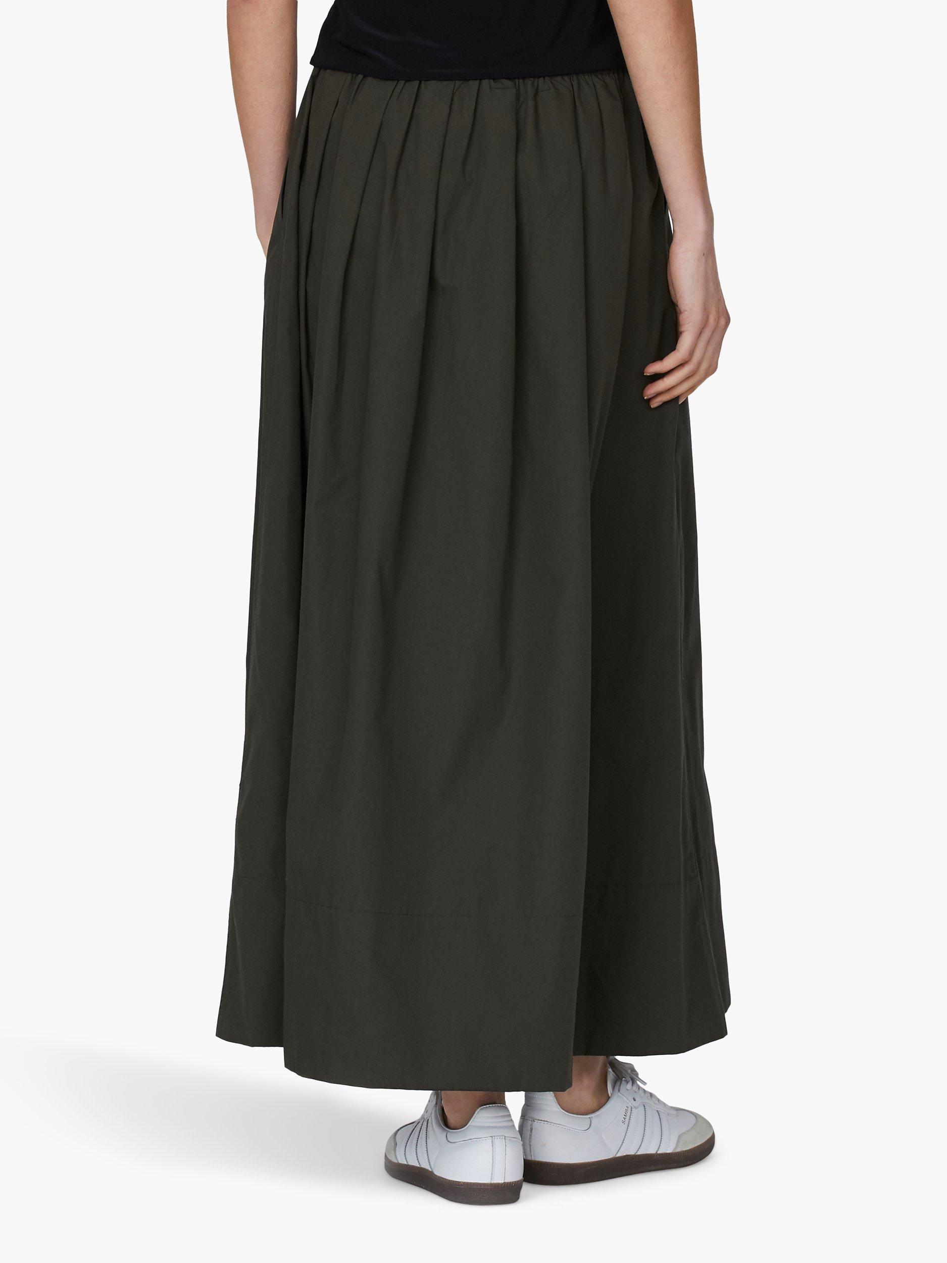 Product image 2 of 5, which shows Sisters Point Usla Loose Maxi Skirt, Khaki, S